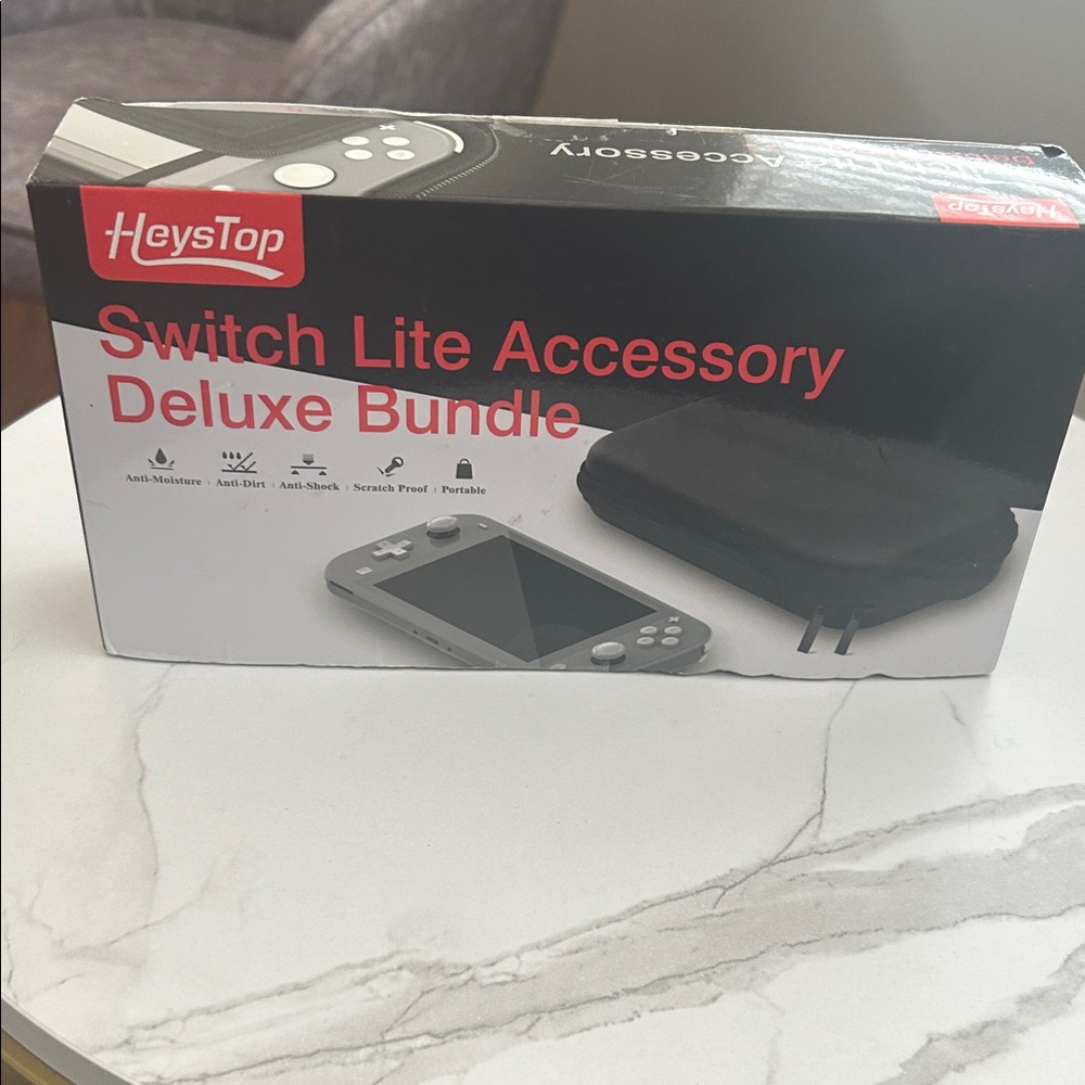 Switch Lite Accessory Deluxe Bundle - Gray
